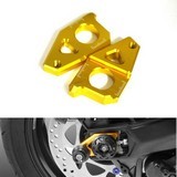 Motorcycle Cnc Rear Axle Spindle Chain Adjuster Blocks Yamaha Tmax 530 500